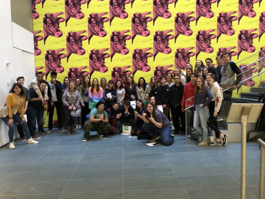 Middletown North Students Visit Museum of Modern Art