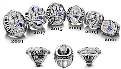 tom brady super bowl rings years