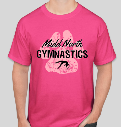 MHSN Gymnastics Selling Breast Cancer Awareness Shirts