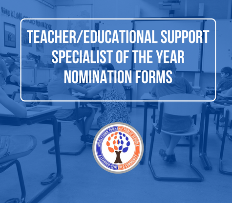 MTPS Teacher/ESP of the Year Nomination Forms Now Open