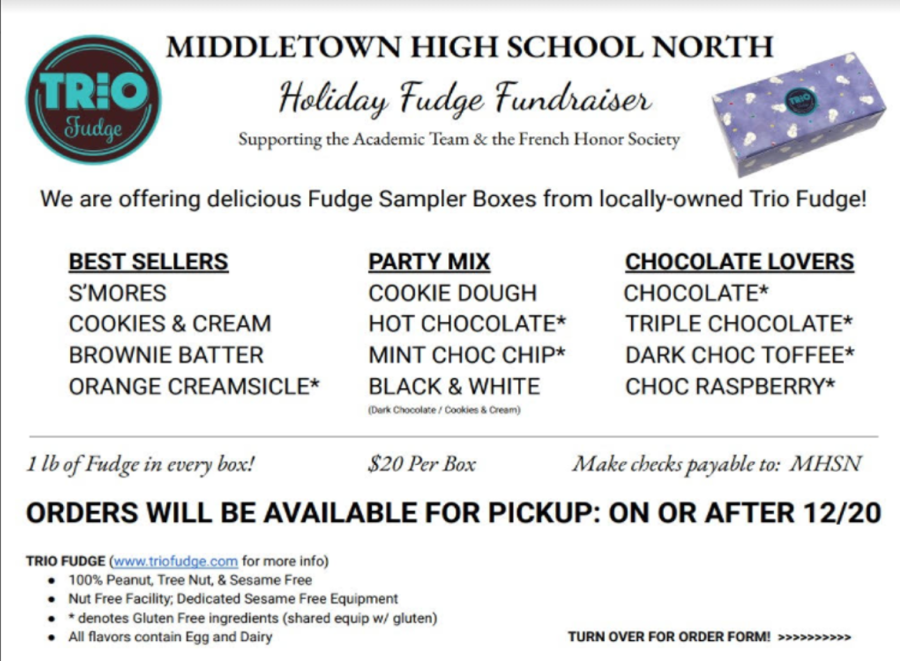 Middletown North Fudge Fundraiser The Lion's Roar