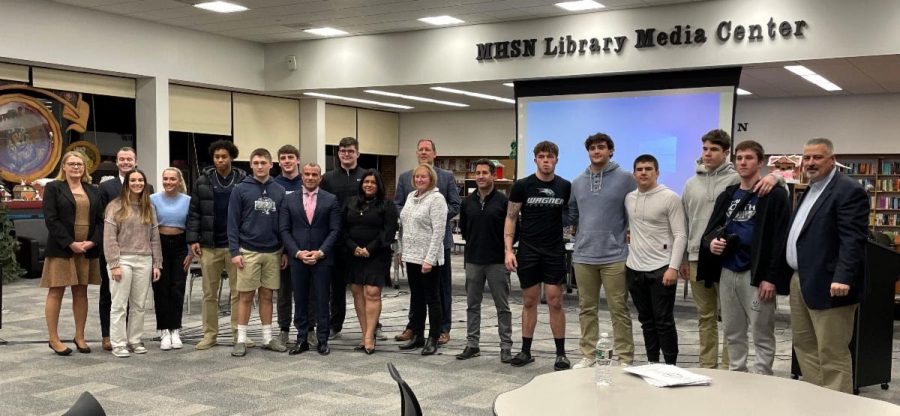 MTPS BOE and Administration Recognize Student-Athletes