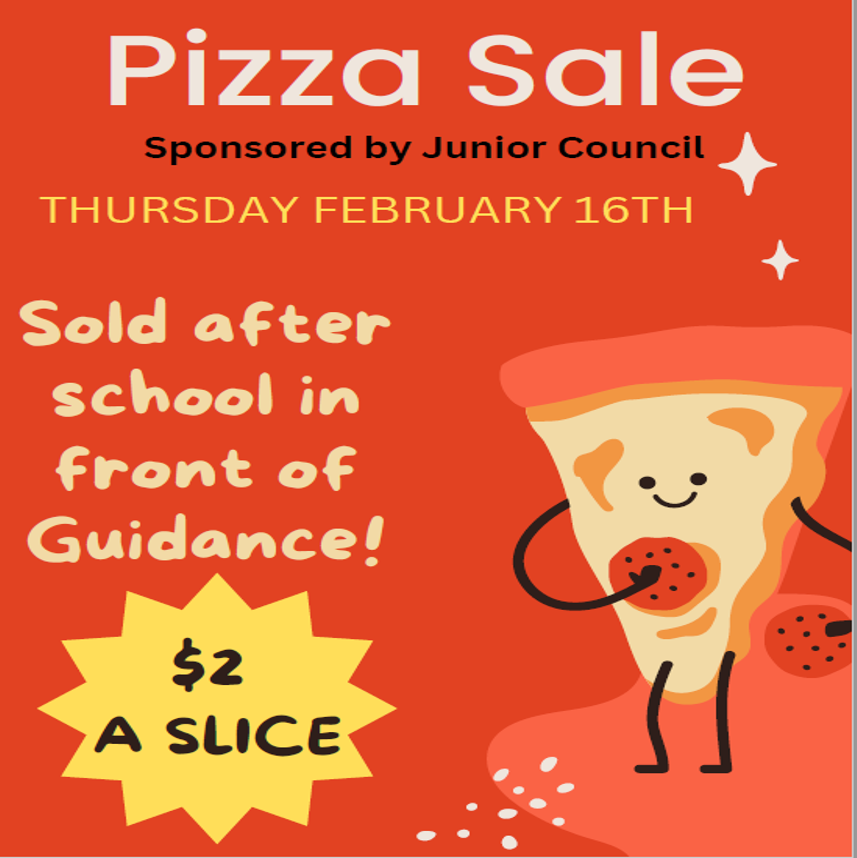 Junior Council Pizza Sale
