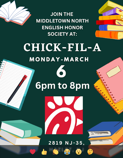 MHSN English National Honors Society Chick-Fil-A Fundraiser
