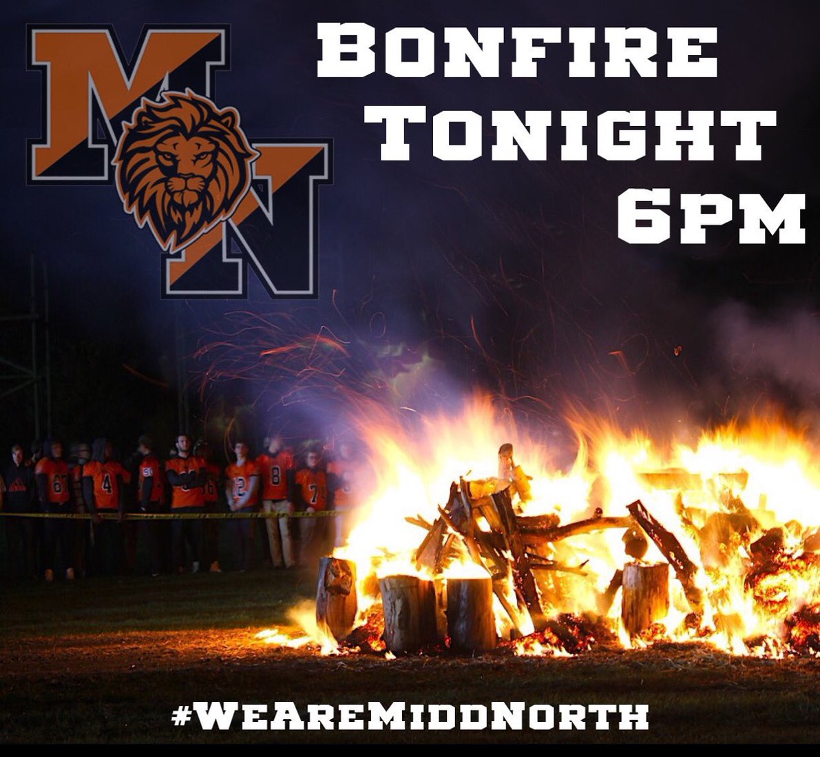Middletown North Bonfire Set for November 21