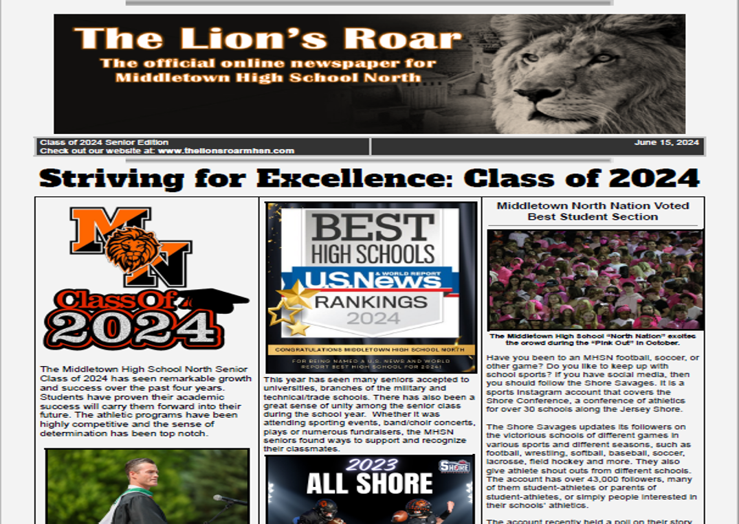 2024 Lions Roar Graduation Edition