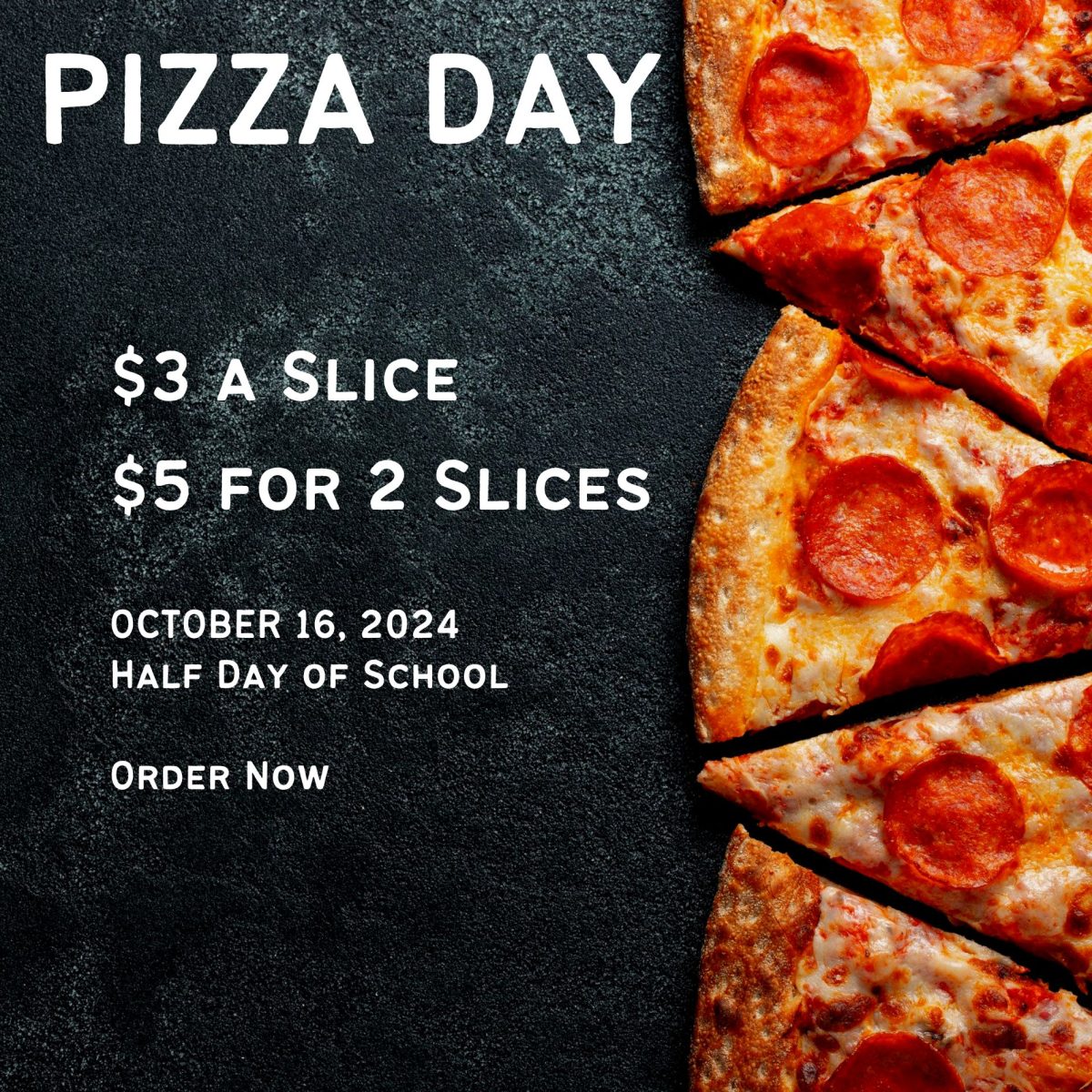 Swim Team Pizza Fundraiser Set for Half Day