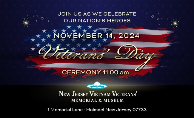 New Jersey Vietnam Veterans' Memorial Foundation Veterans Day Ceremony